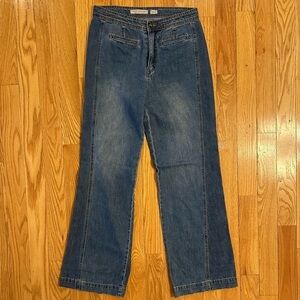 Basement Denim Women's Wide Leg High Rise Jeans EU 42 US 12- 90s Y2K hipster